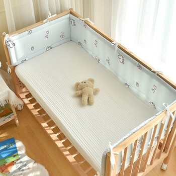 婴儿床床围儿童拼接床一片式防撞缓冲床围栏围挡新生宝宝床上用品