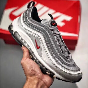 air max97银气垫鞋男老爹鞋女休闲跑步运动鞋2019情侣鞋联名 银子弹