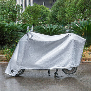 电动车摩托车防雨罩电瓶车遮雨罩加厚防晒车衣套遮阳盖布防尘车罩亮