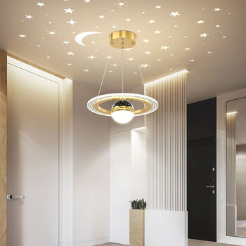 kedoety北欧满过阳台玄关灯轻约个性入户吊灯款走廊卧室 a款金色26