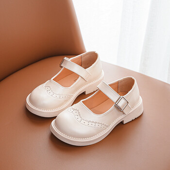 315岁女童皮鞋春秋2022新款软底儿童单鞋小女孩公主鞋英伦风宝宝学生