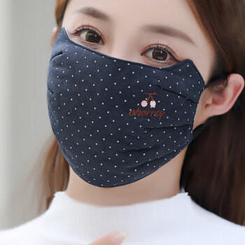 口罩女秋冬季防寒保暖高颜值纯棉布可水洗护眼角透气护脸面罩时尚