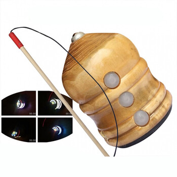 冰上陀螺 成人儿童老年健身实木槐木冰陀螺冰尜冰猴冰嘎玩雪滑雪场冰