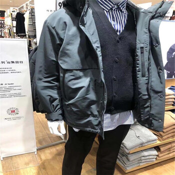 优衣库试衣间20冬款设计师合作款高性能复合连帽羽绒情侣外套y436104