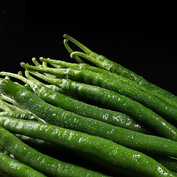 乾诚广西螺丝椒青线椒二荆条特辣青椒尖椒新鲜辣椒青线椒3斤