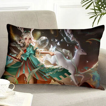 王者荣耀抱枕全英雄睡觉床头靠枕鲁班李白昭君貂蝉双面周边定制瑶遇见