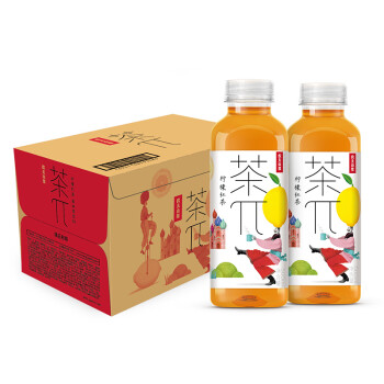 农夫山泉 茶π（茶派）茶饮料 柠檬红茶500ml*15瓶 整箱装（新版）