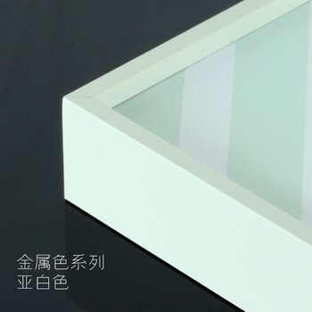 简约细窄边铝合金画框相框装裱创意挂墙海报广告写拼图框定制做 亚白色 定制专拍联系客服改价