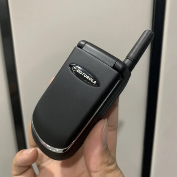 motorola/摩托罗拉v998 翻盖手机经典怀旧古董备用机老人手机 黑色