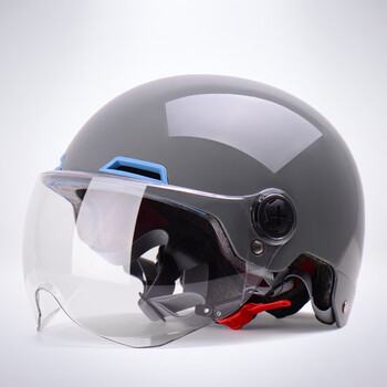 野马(yema)351电动摩托车头盔男女电瓶车安全帽四季轻便式半盔 夏季