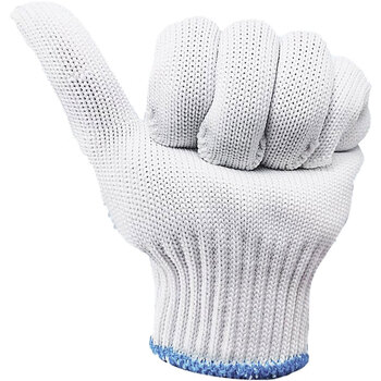 加密耐磨防滑透气涤棉纱线手套 建筑工地车间工业劳动防护手套 线手套