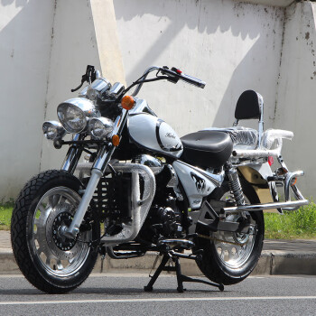 京佳乐国四电喷风暴太子摩托车越野两轮跑车燃油可上牌复古跨骑机车