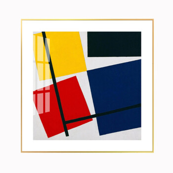 款式3 100*100 铝合金拉丝-浅金色 高清艺术喷绘画