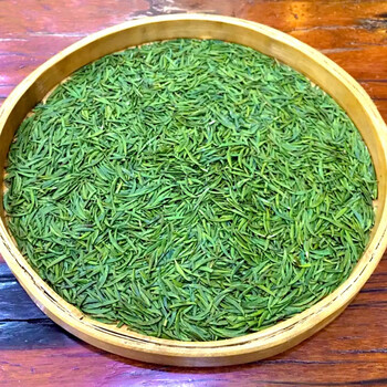 岩枞雀舌绿茶新茶明前竹尖茶四川云雾高端毛尖茶叶山水竹尖精品雀舌