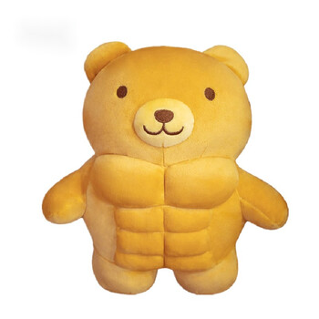 迪士尼官方同款网红肌肉狮子公仔玩偶床上睡觉抱枕男友力健身娃娃猪猪