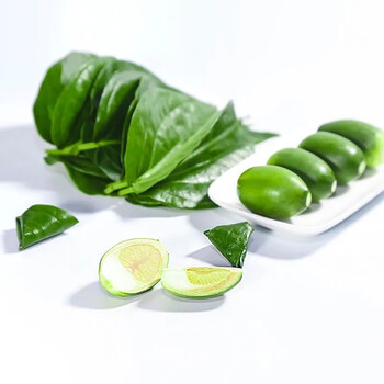 口味王海南陵水新鲜青生槟榔果嚼劲大海南槟榔生果水果 春果嫩果250克