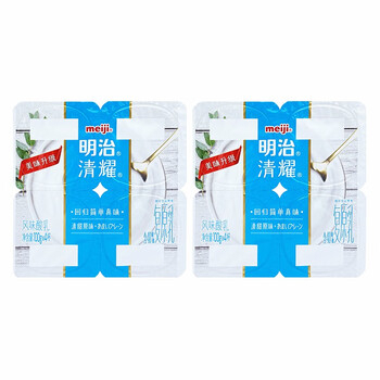明治清耀风味酸乳清甜原味100g8