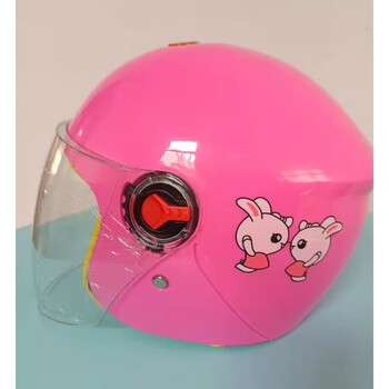 头盔电动车秋冬儿童安全头盔男孩女孩电动车头盔秋冬安全帽可爱小孩头