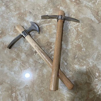 不锈钢小洋镐 不锈钢小洋镐户外镐斧纯钢高硬度挖树根笋小羊镐便携