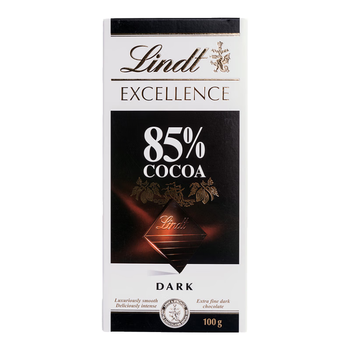 瑞士莲巧克力特醇排块85%可可黑巧100g 健身能量进口零食黑巧女神节礼物 【爆品】85％黑巧100g