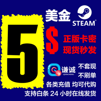 Steam充值卡美金港币my Card充值任天堂充值日服美服绝地求生账号谷歌礼品卡支持白条steam5美金 京东jd Com