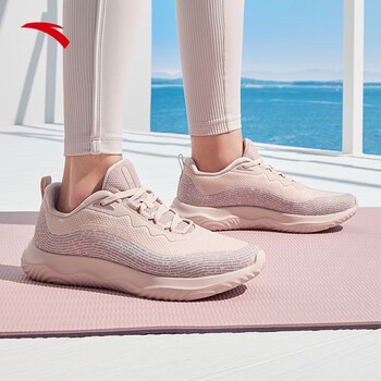 安踏(anta)综训鞋女鞋运动鞋2023跳绳鞋厚底减震轻便软底训练鞋