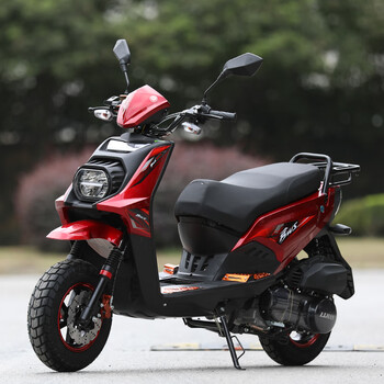 全新150cc路虎踏板全国可上牌国四电喷125cc燃油车整车 硬汉红色前后