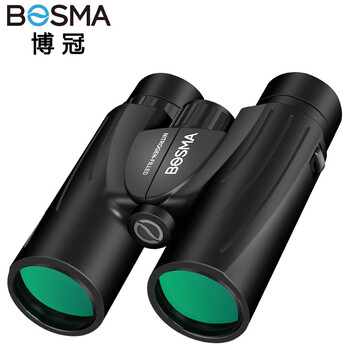 博冠（BOSMA）黑豹双筒望远镜高清高倍微光夜视充氮防水成人专业旅游演唱会寻蜂 高清高亮 8x42+定制手机拍照夹
