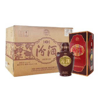 汾酒 杏花村酒 53度 特10 500ml *6瓶 整箱 清香型白酒【圖片 價格