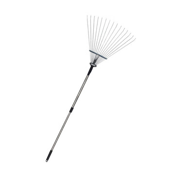 京梯 耙子 不锈钢伸缩耙搂草搂落叶环卫园林园艺清洁工具 15齿(82-158