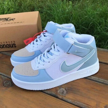 经典篮球鞋男生女生aj舒适耐穿夏节不打烊官方舰旗店男鞋 高帮云雾蓝