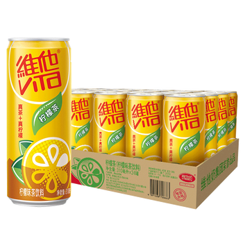 维他 维他柠檬茶310ml*24罐整箱易拉罐果味茶柠檬茶饮料夏季清爽饮品