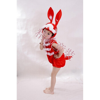 儿童小白兔大灰狼动物表演服小兔子乖乖话剧舞