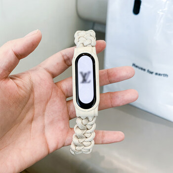 京选keep手环表带手工编织小米手环654腕带小米手环3nfc手腕带通用