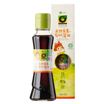 禾然有机乐童有机酱油160ml【特级酱油】生抽炒菜欣和出品