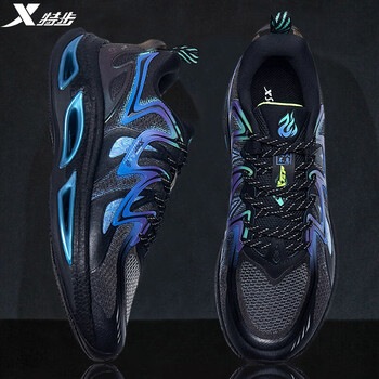 特步(xtep)风火26代男鞋轻便减震跑步鞋夏季款男士户外网面透气休闲