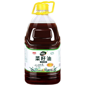 合适佳 非转基因菜籽油 4L 双低菜籽油 植物油 非转基因食用油 中国农垦出品