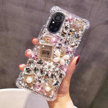 nbiub华为nova8pro手机壳带钻水晶宝石nova8奢华满钻石5g版高档时尚网