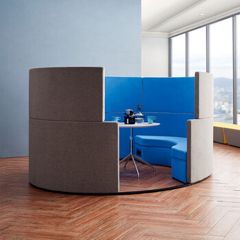 帷勋简约卡座沙发高背办公接待沙发创意组合洽谈会客区休闲沙发直径