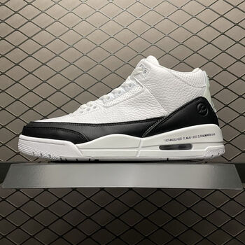 新品fragment design aj3 乔3藤原浩闪电联名男子 黑白 40