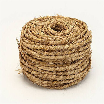草绳稻手工编织草绳粗草绳编织手工捆树绳子稻细草绳 10米一捆,直径