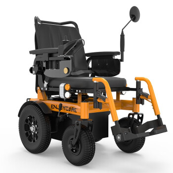 伊凯电动轮椅智能全自动残疾人室外老年人四轮代步车户外越野型锂电池PU汽车坐垫EPW61-62 62LA-高靠背-铅酸-45KM-14KM/H