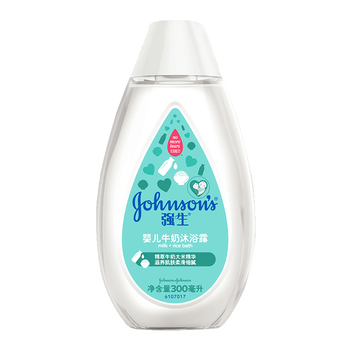 强生婴儿牛奶沐浴露300ml*1瓶