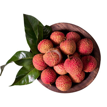 广东桂味荔枝 鲜荔枝  家庭量贩装 新鲜水果 双壳槐枝10斤装