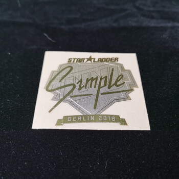 京选好货csgo游戏周边贴纸印花金属全息高清泰坦高清贴simpletitan