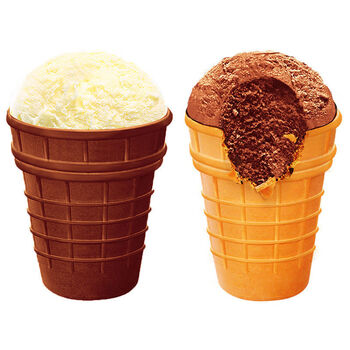 沃洛格达冰淇淋 iceberry俄罗斯网红冰激凌雪糕巧克力华夫饼干甜筒