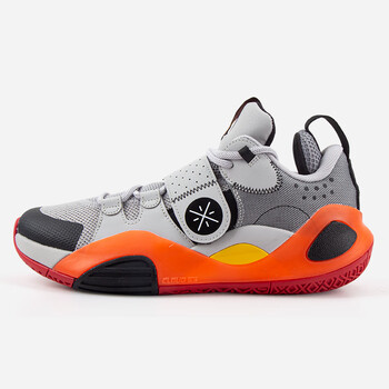 李宁篮球鞋男全城8减震回弹篮球训练舒适耐磨防滑透气运动鞋 微晶灰