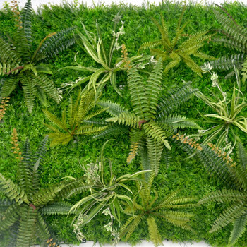高端仿真植物墙装饰塑料草皮绿色假植物墙面仿真绿植客厅背景装修