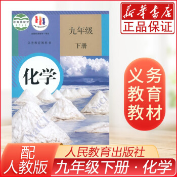 新版九年级下册化学课本人教版部编版初三九下化学9年级下课本人民教育出版社教材教科书现货人教