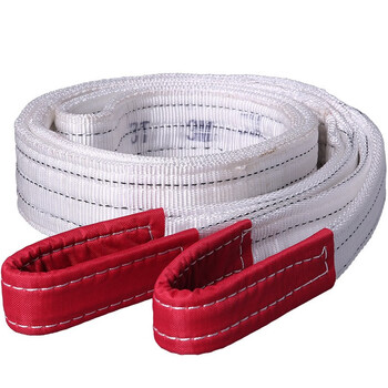 百乐享扁平吊带工业起重吊装带国标白色吊带绳吊车行车吊带8吨10米